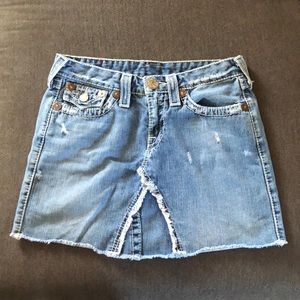 ❗️BLACK FRIDAY❗️ True Religion Mini Skirt